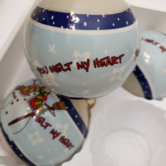 SILVESTRI 4 Christmas Ornaments YOU MELT MY HEART - Picture 6 of 8